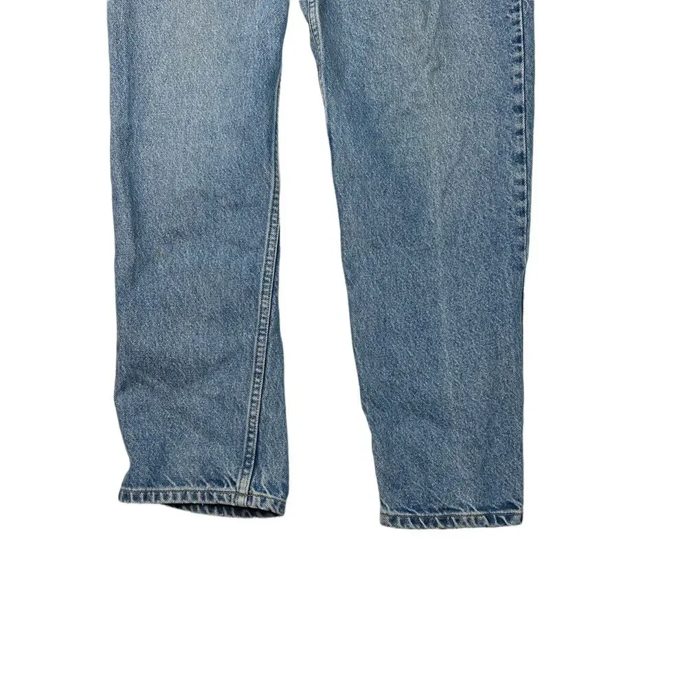 Tommy Hilfiger VTG 90s Tapered Jeans Denim Stone Washed Blue Mens 34x30